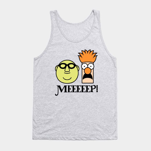 Bunsen And Beaker - Meep! Tank Top by thriftjd
